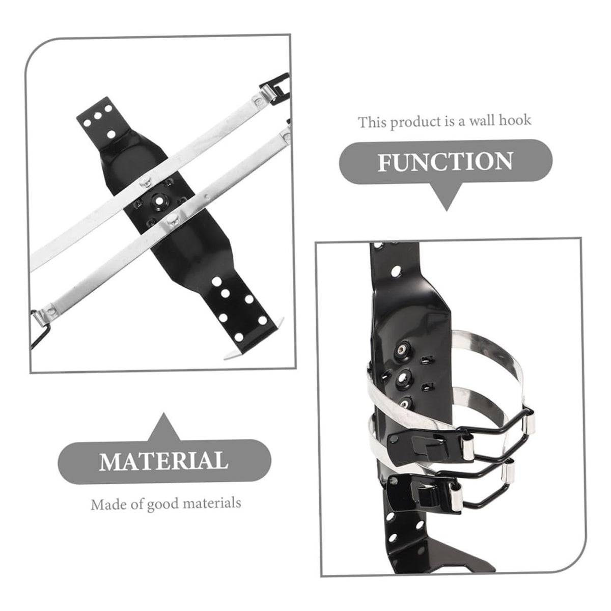 2 Pcs Fire Extinguisher Mounting Kit Wall Bracket Holder F187