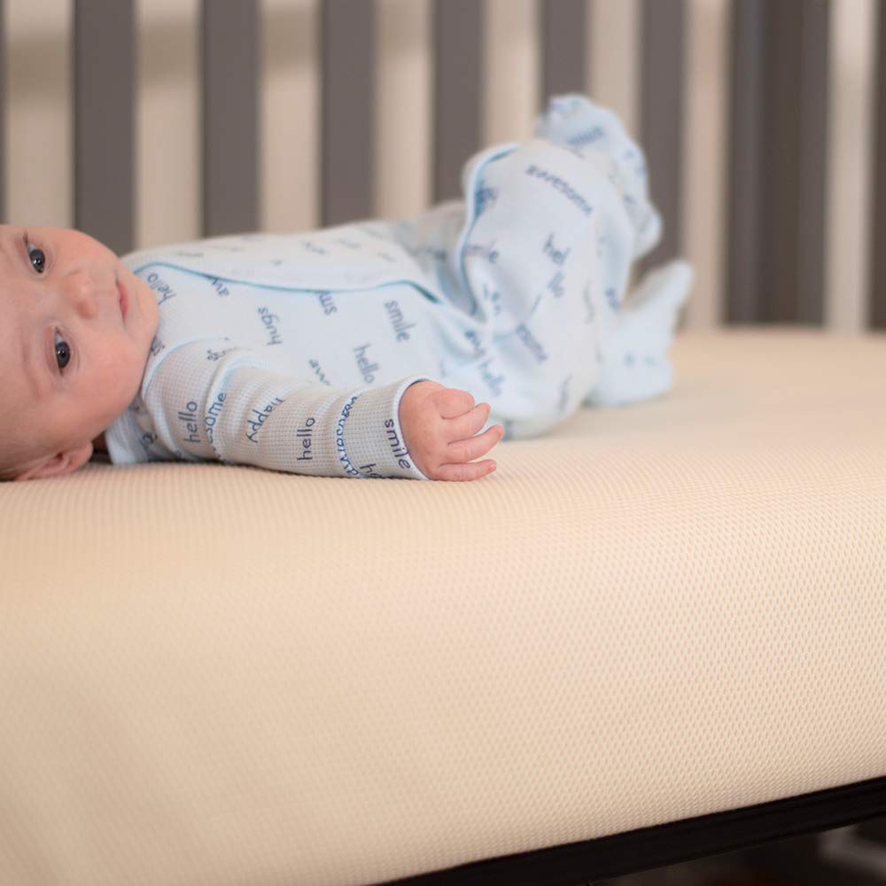 Organic 2-Stage 144 Coil Crib Mattress with Protector Pad F240835