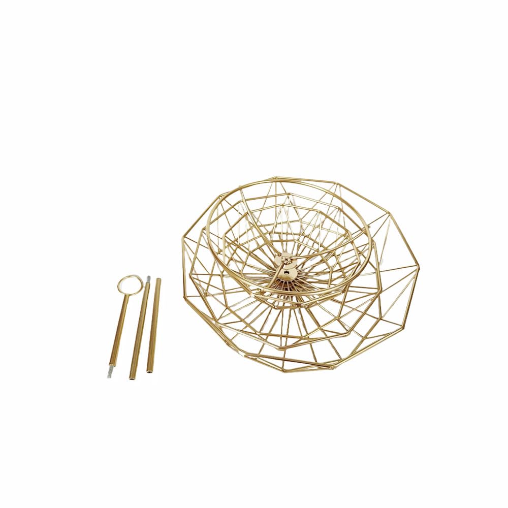 3 Tier Metal Wire Fruit Basket Stand Q77409