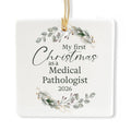 Ceramic 3-inch Square-Shaped Ornament S40769