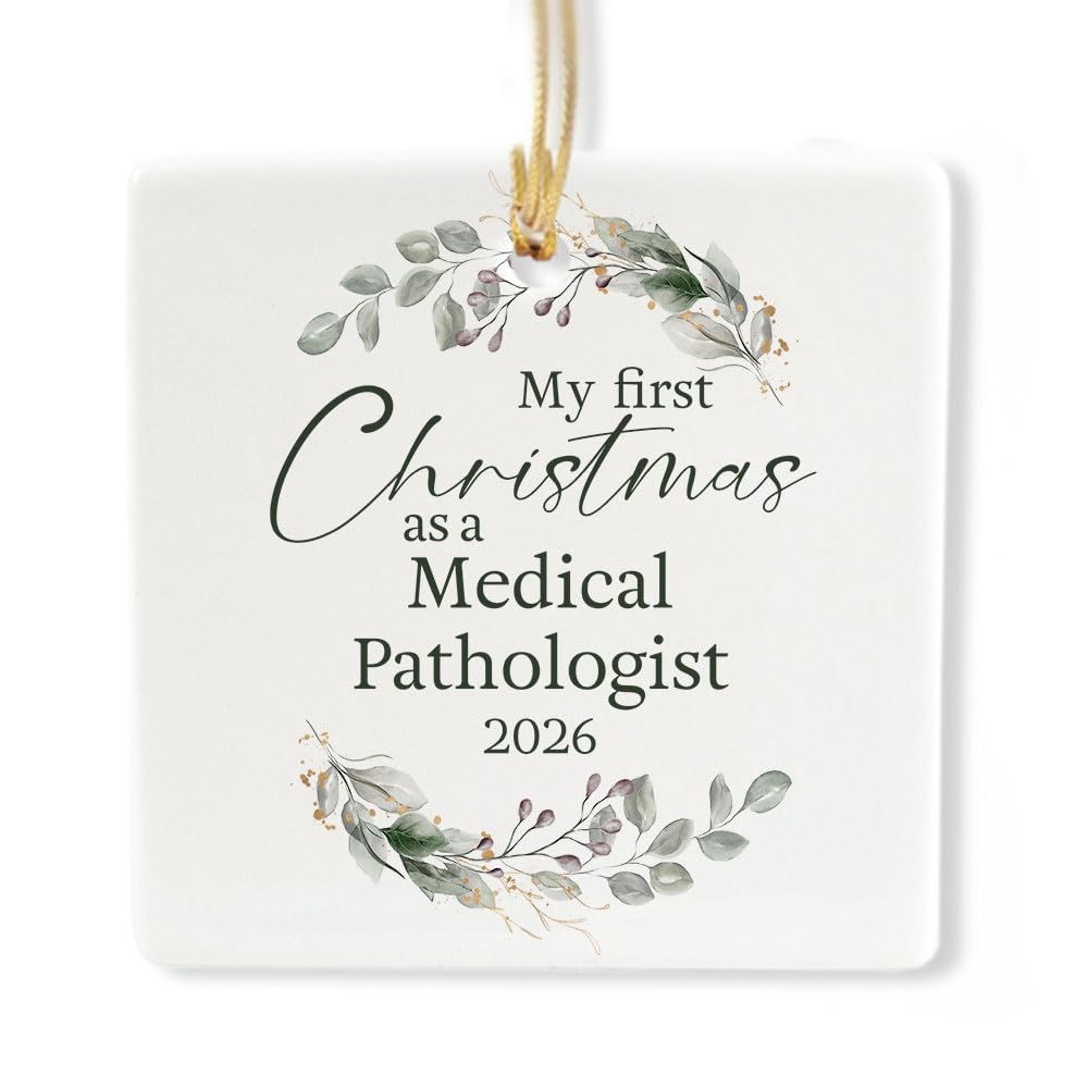 Ceramic 3-inch Square-Shaped Ornament S40769