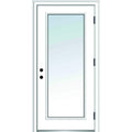 Steel Prehung Door Full Lite Clear Low-E Glass 32"x80" V482