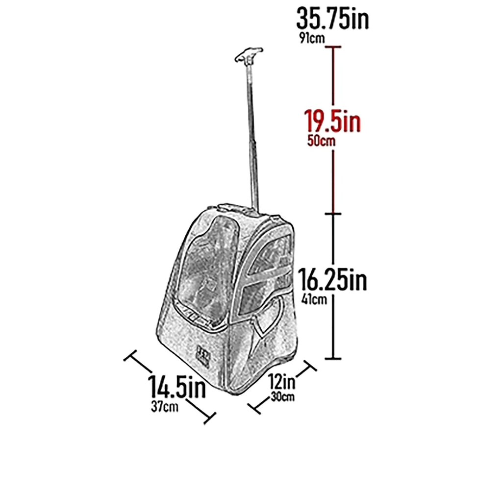 Large Pet Roller Backpack I87783
