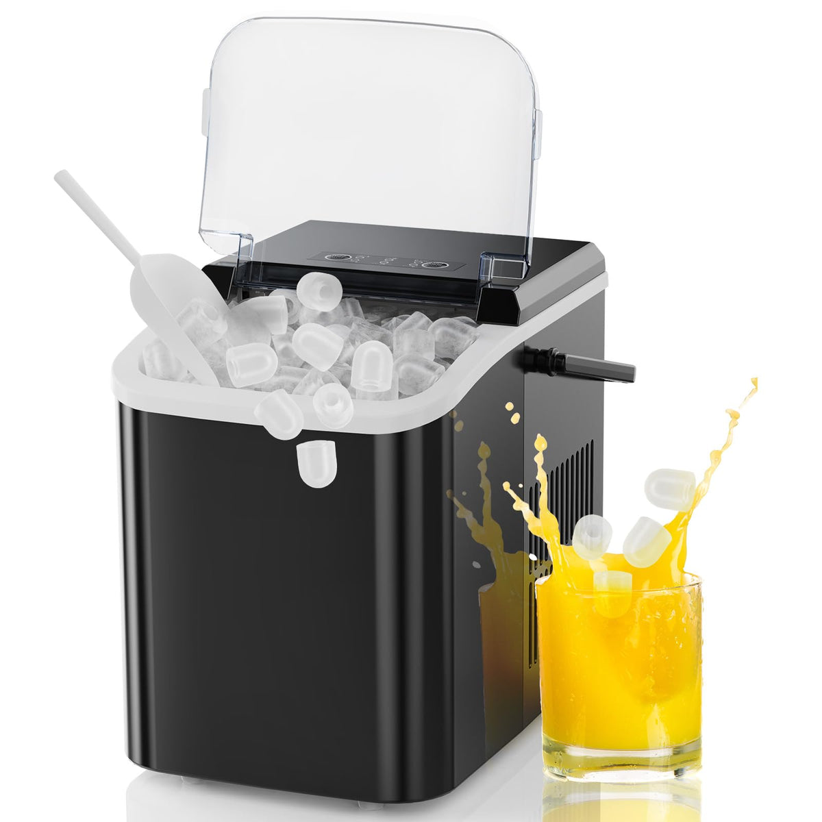 Portable Countertop Ice Maker Machine with Handle B367