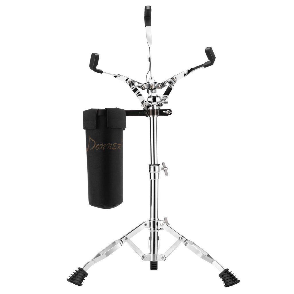 Adjustable Double Braced Snare Drum Stand with Drumstick Holder Q4571