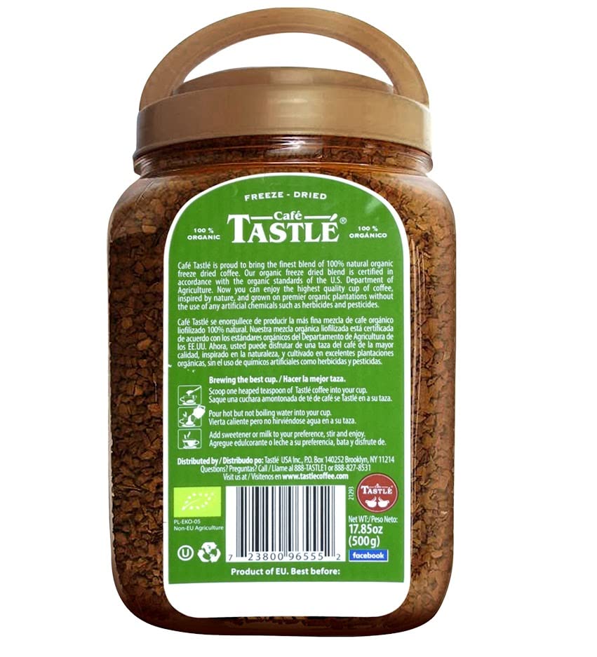 100% Organic Instant Coffee, 17.85 Ounce C989461