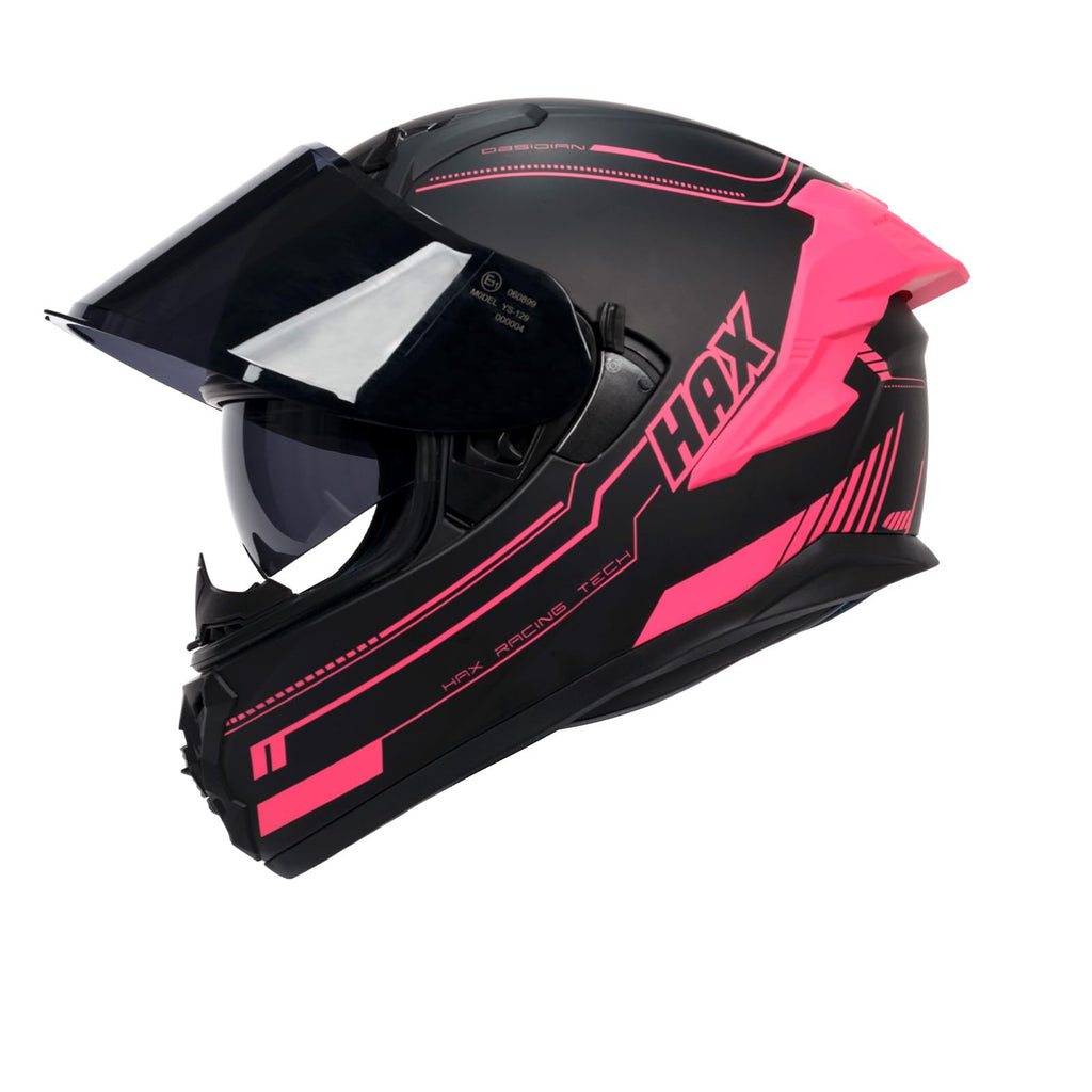 Full Face Dual Visor Adult Motorcycle Helmet V845