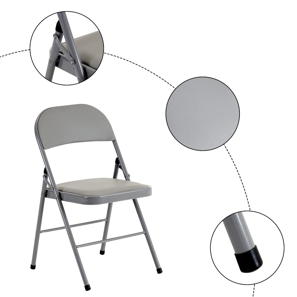 Foldable Iron PVC Chairs X55558