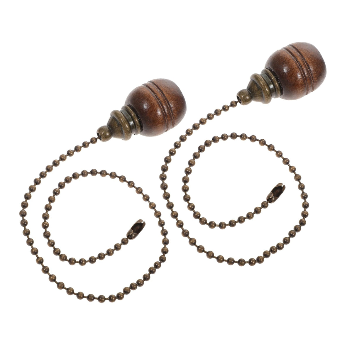 Wooden Ceiling Fan Pull Chain Set of 2 Z8291