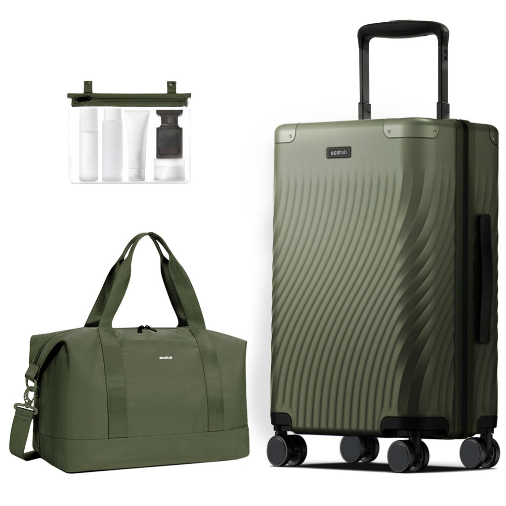 Hardside Expandable Carry On Luggage 20" Green M896747