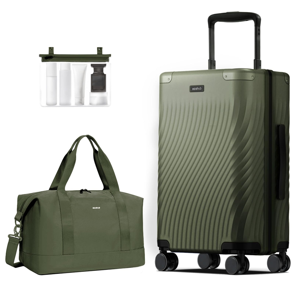 Hardside Expandable Carry On Luggage 20" Green M896747
