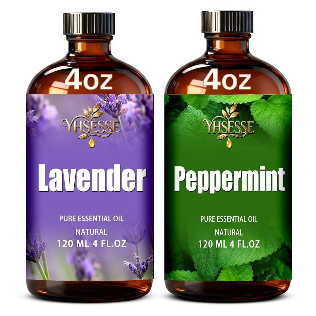 Peppermint and Lavender Essential Oil 4 Fl Oz L48103
