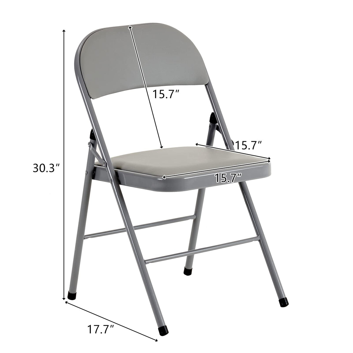 Foldable Iron PVC Chairs X55558