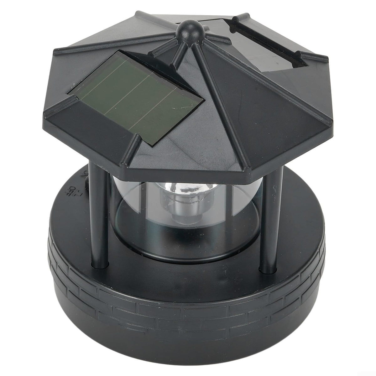 Solar Powered Lighthouse IP65 360 Degree Rotating Lamp T566