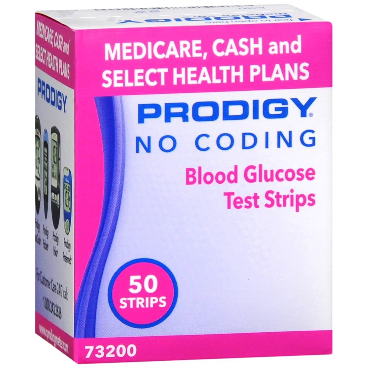 Blood Glucose Test Strips 50 Strips Pack of 5 Y33873