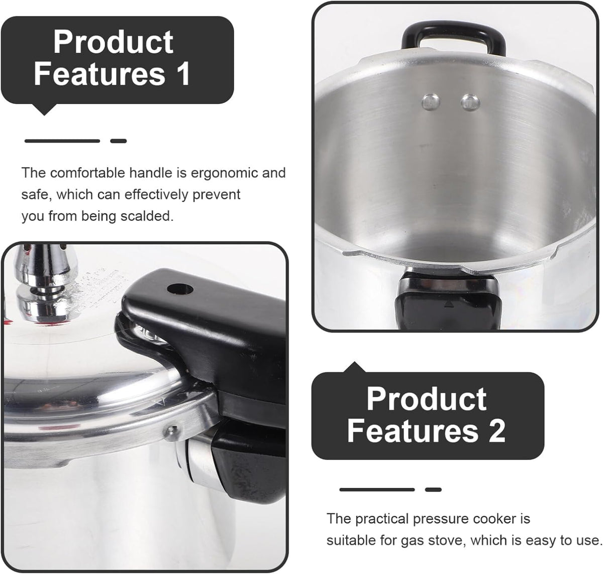 2L Aluminum Pressure Cooker Z8427