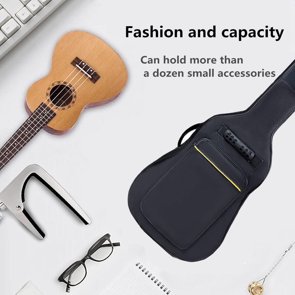 40 41 42 Inch Acoustic Folk Guitar Bag Backpack 600D Oxford Soft Carry Case A8034