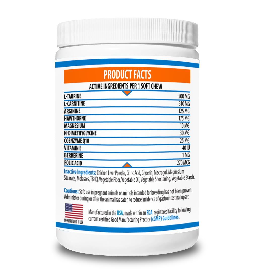 Cardio Support Supplement for Dogs and Cats, 60 Soft Chew J17126