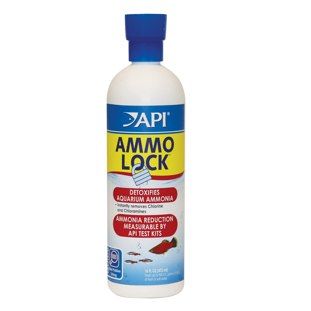 Aquarium Ammonia Detoxifier 16-Ounce Bottle Q31512
