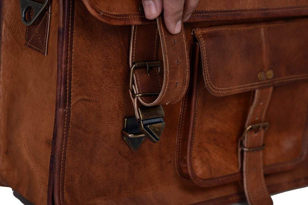 18 Inch Leather Briefcase T961