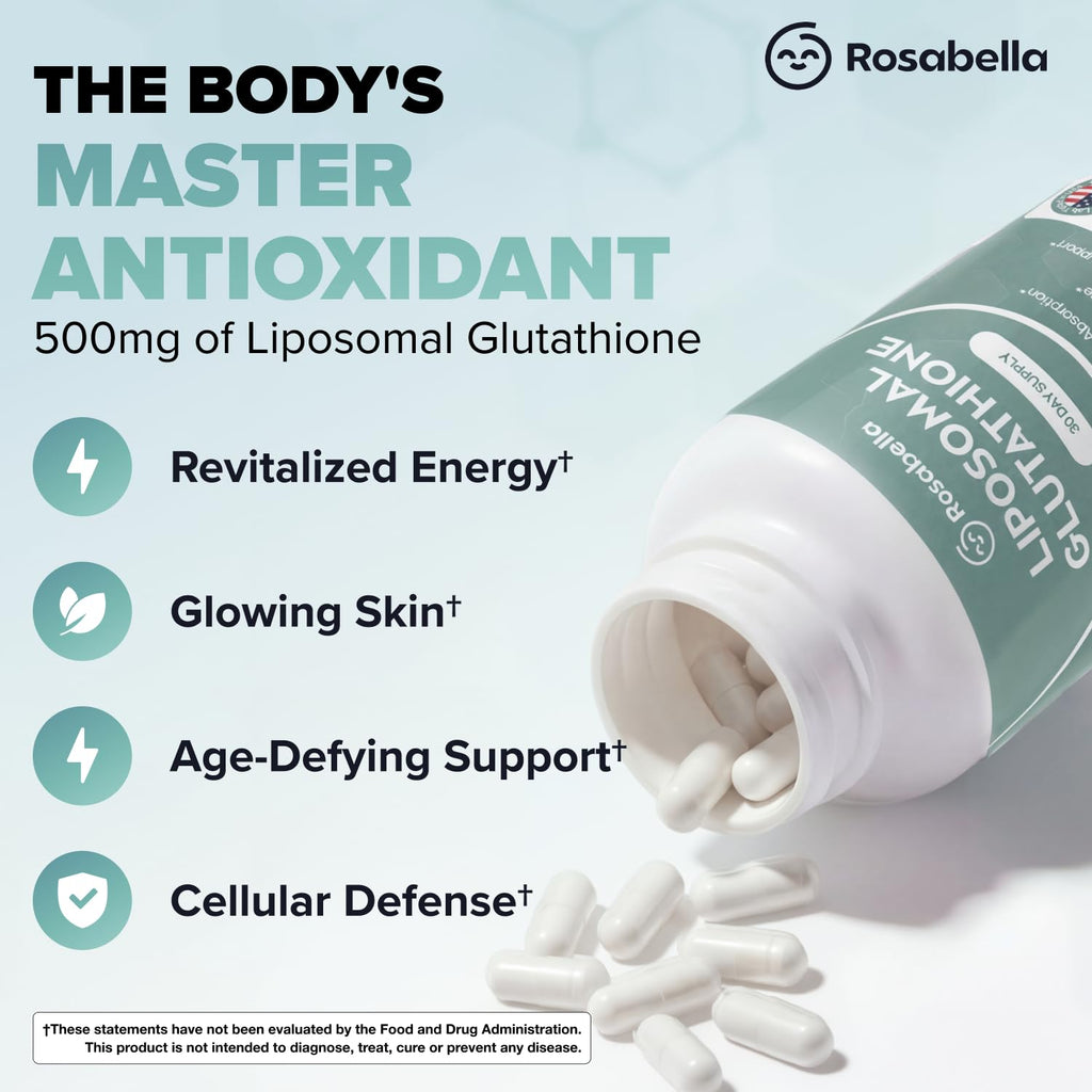 500mg Glutathione Supplement 60 Capsules F607794