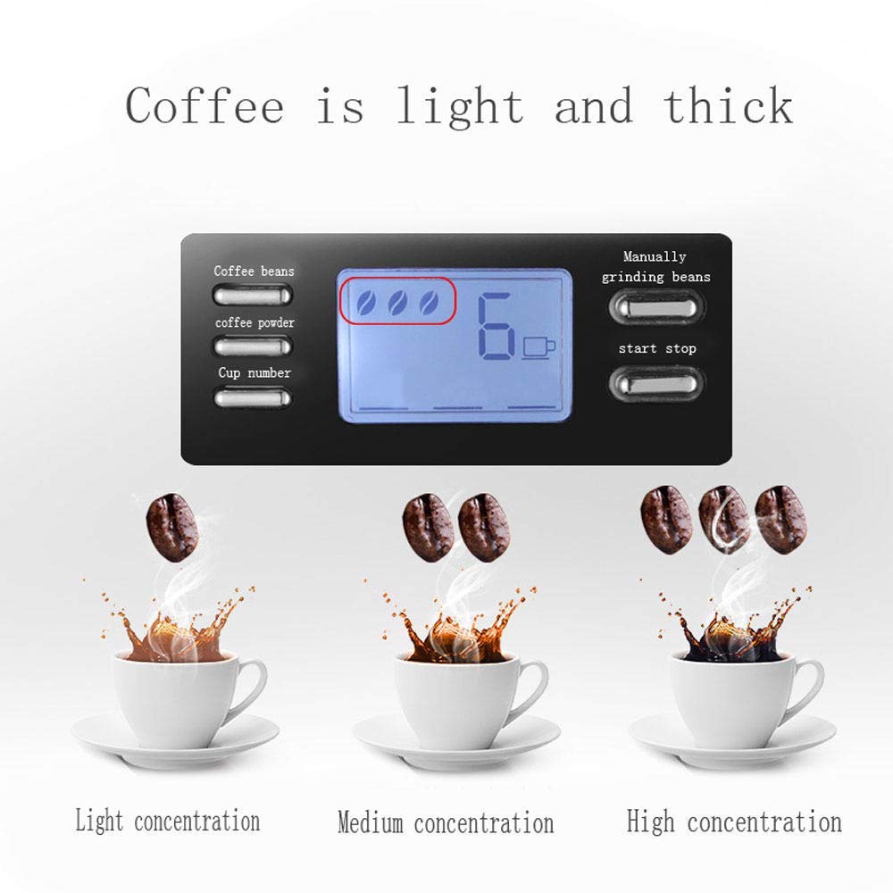 10 Cups Programmable Drip Coffee Machine with Glass Carafe N815