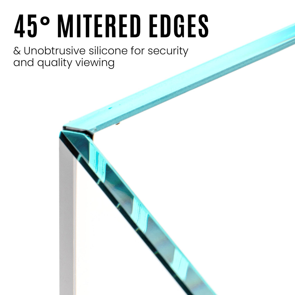 Ultra Clear Rimless Low Iron Glass Aquarium C8186