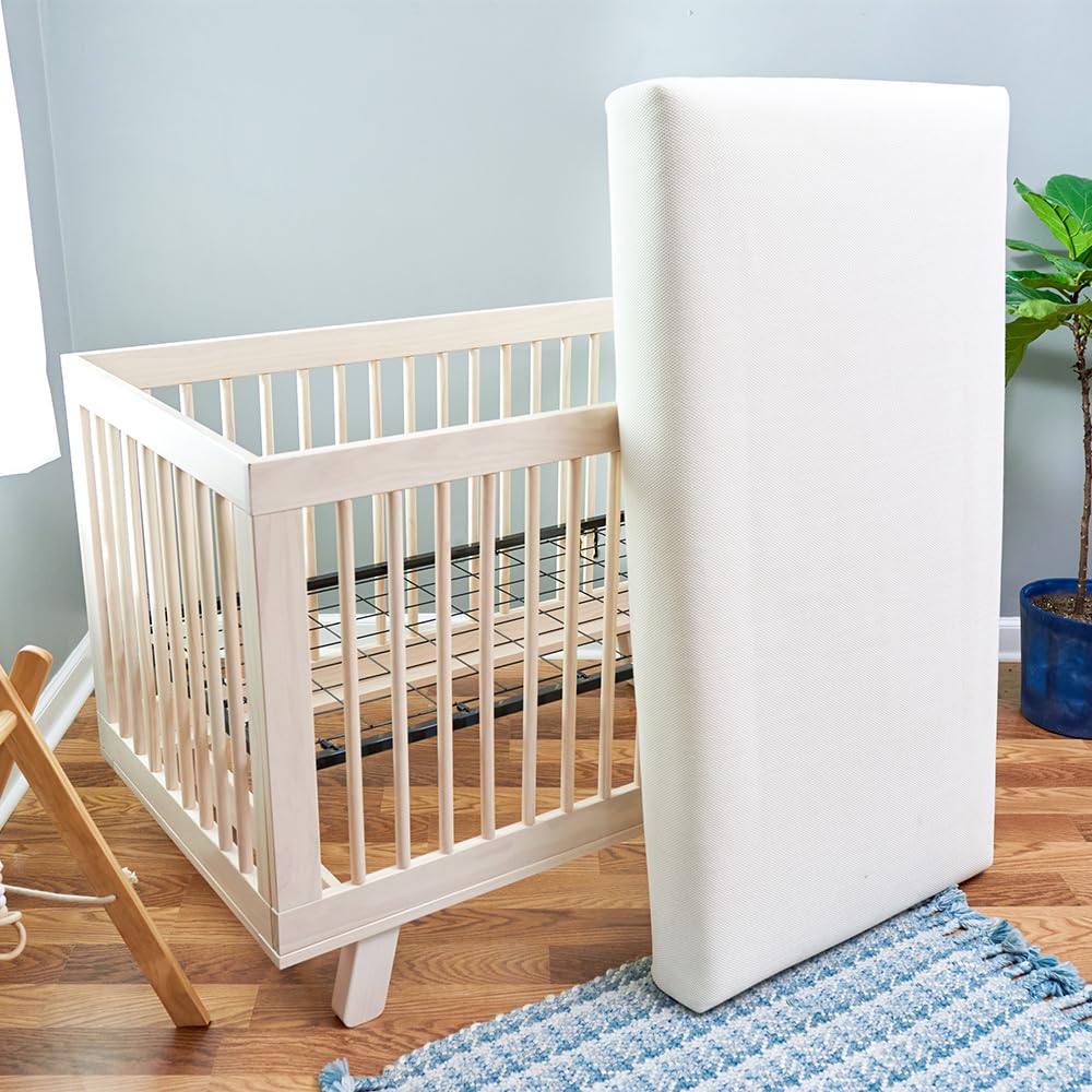 Organic 2-Stage 144 Coil Crib Mattress with Protector Pad F240835