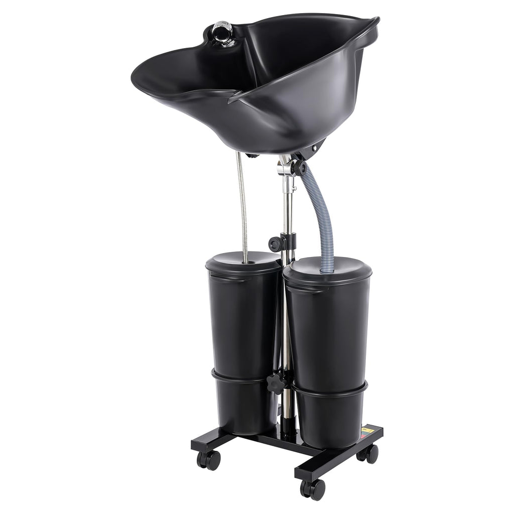Portable Height Adjustable Shampoo Bowl with Electric Pump L673095