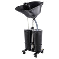 Portable Height Adjustable Shampoo Bowl with Electric Pump L673095