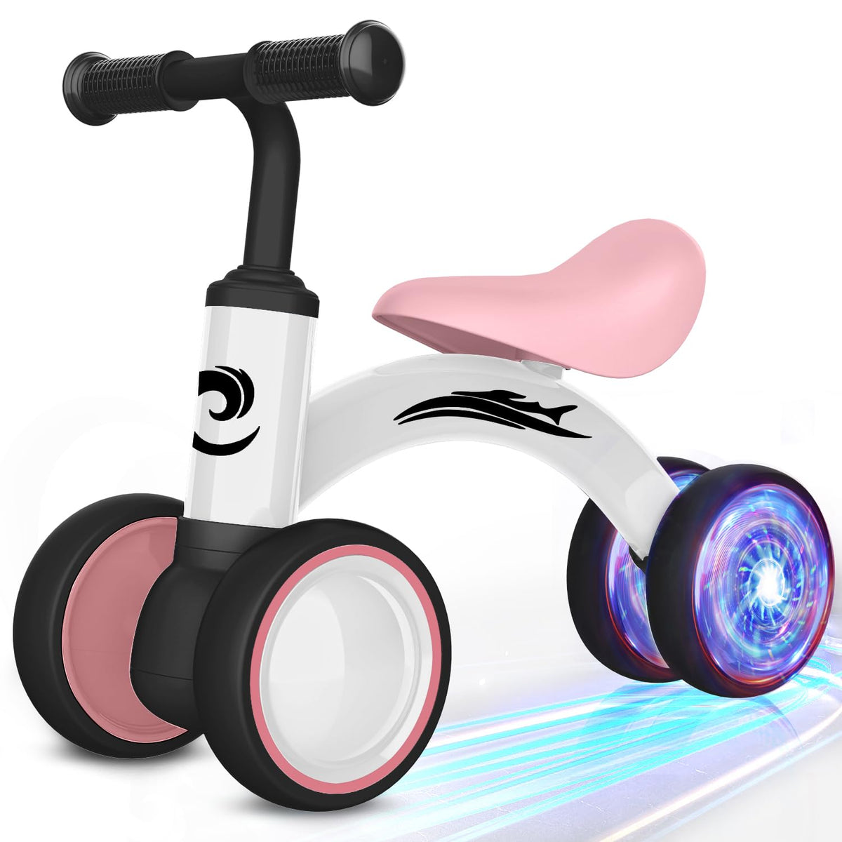 Baby Balance Bike No Pedal 4 Wheels A3996