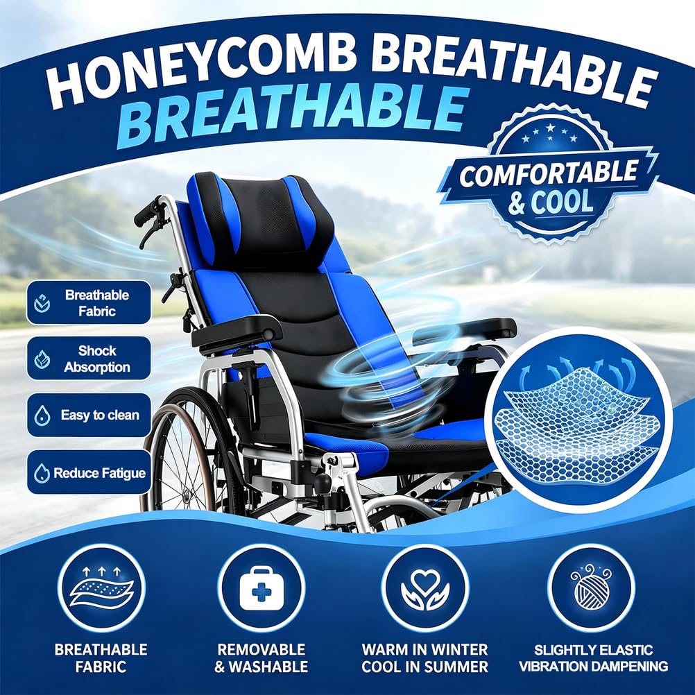 Reclining Wheelchairs with Elevating Leg Rests W785