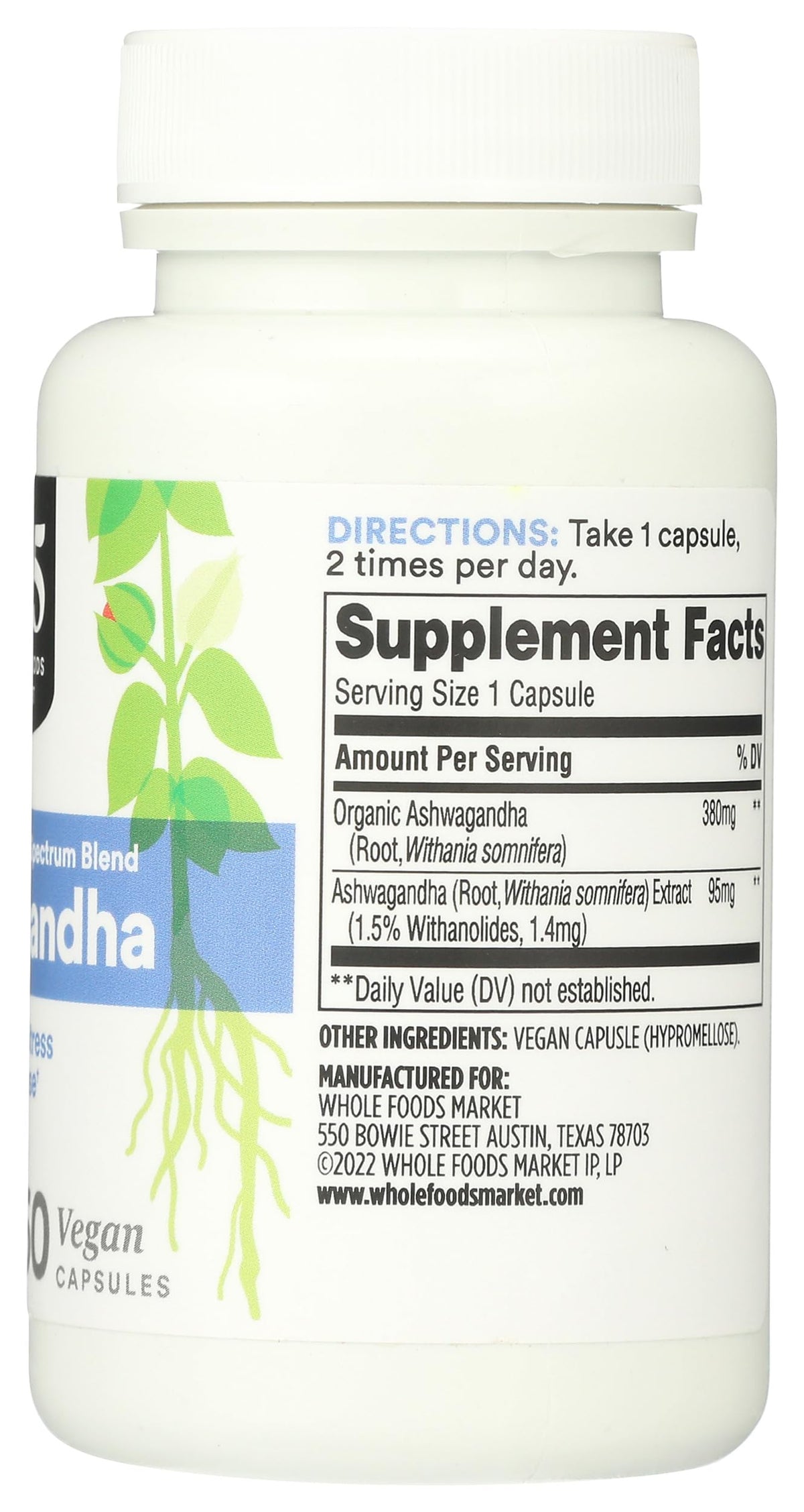 Ashwagandha 60 Count L795