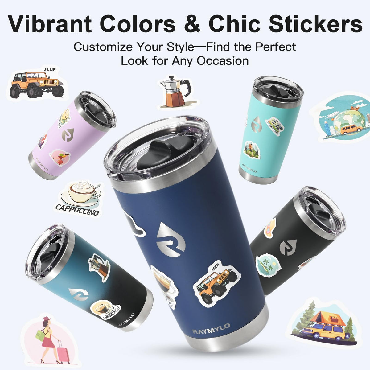 20oz Insulated Travel Coffee Tumbler H7660