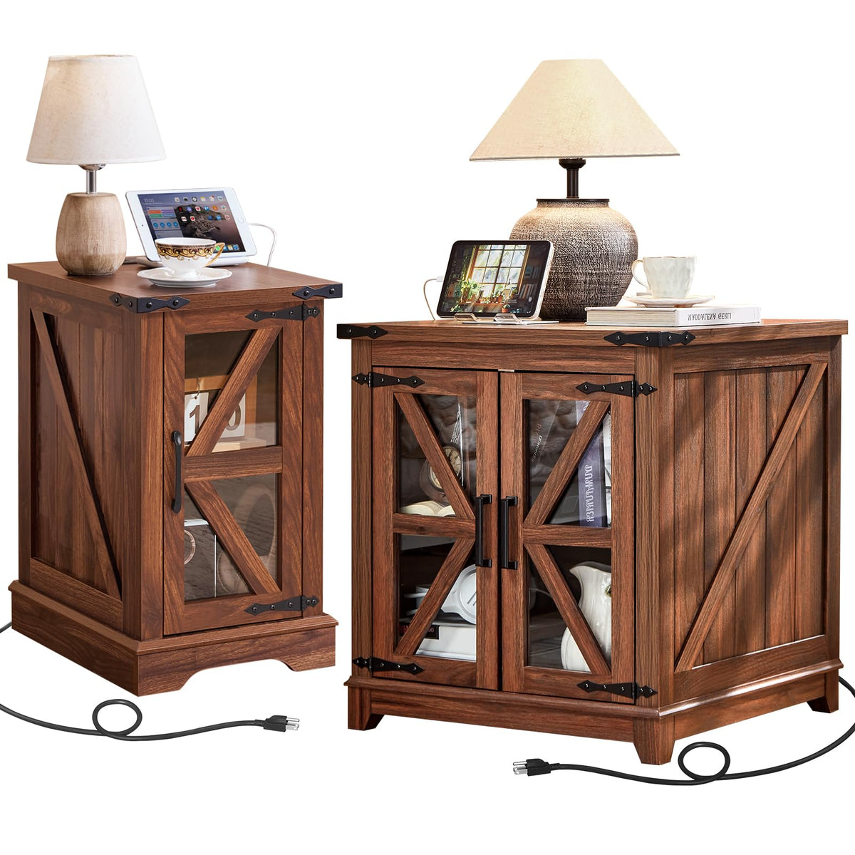 End Table Set 2 with Charger H479804
