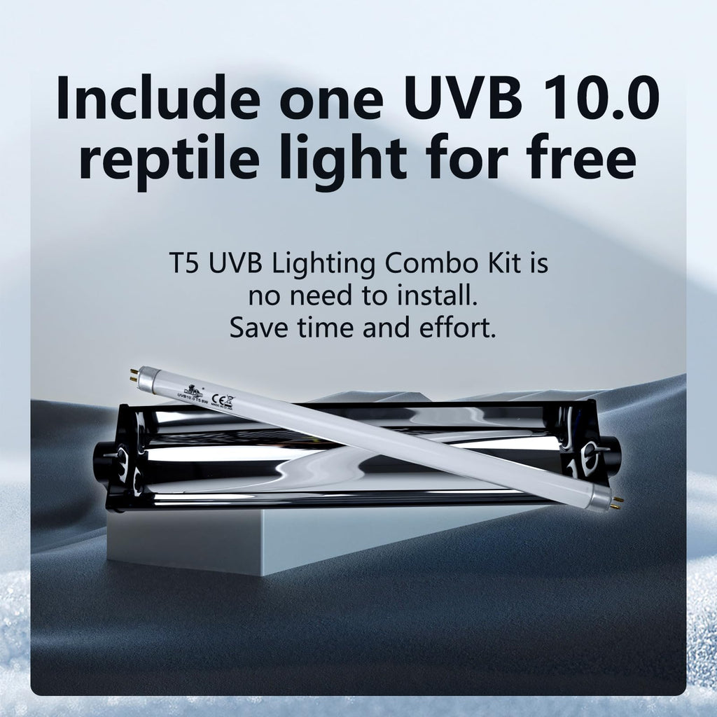 8W T5 UVB Lighting Combo Kit Z6958