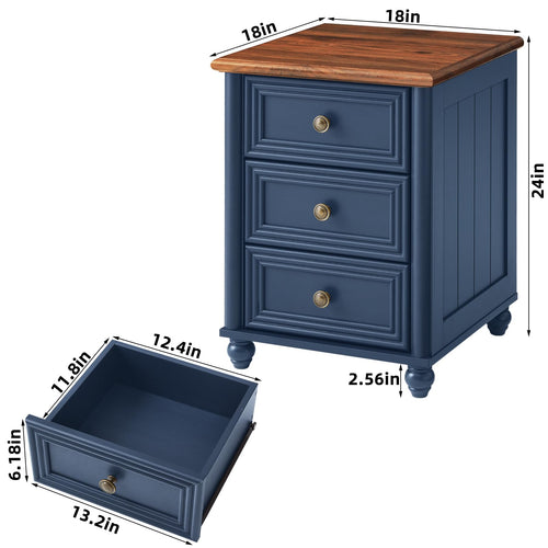 18" Night Stand with 3 Drawers P944665