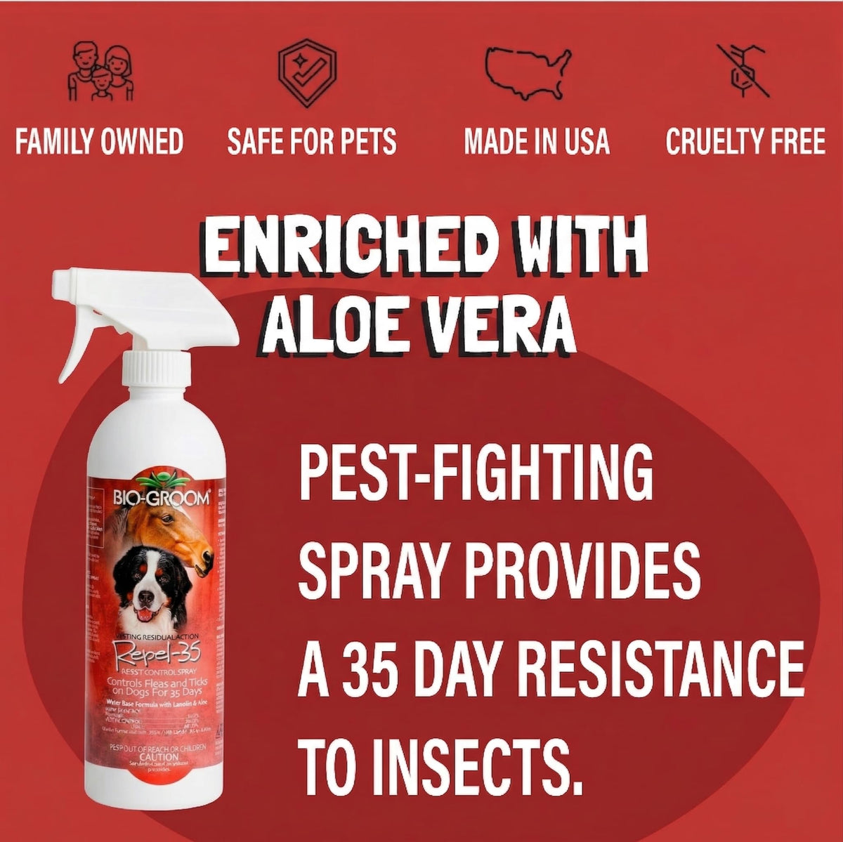 Flea & Tick Dog Fly Spray 16 fl oz Z77392