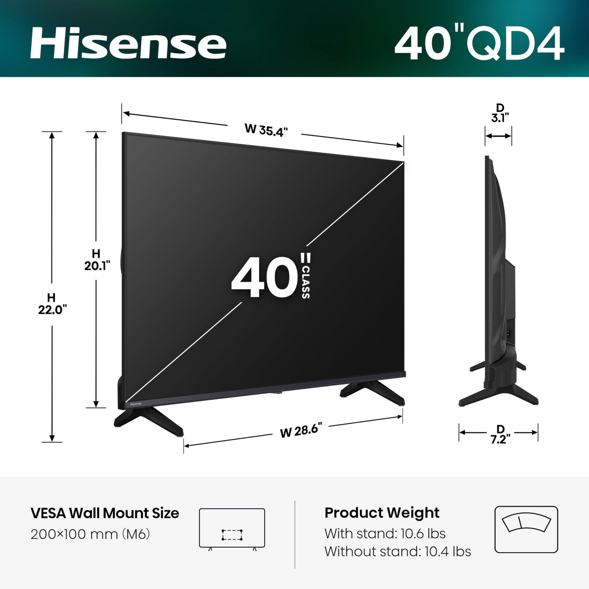 40 inch FHD Smart TV E1043