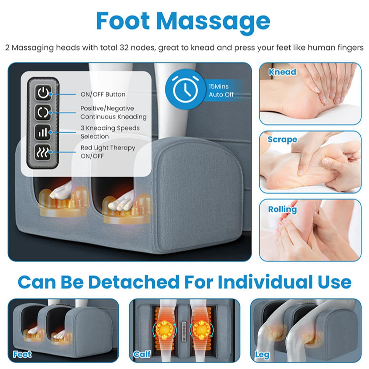 Full Body Massage Mat with Heat J197