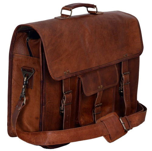 18 Inch Leather Briefcase T961