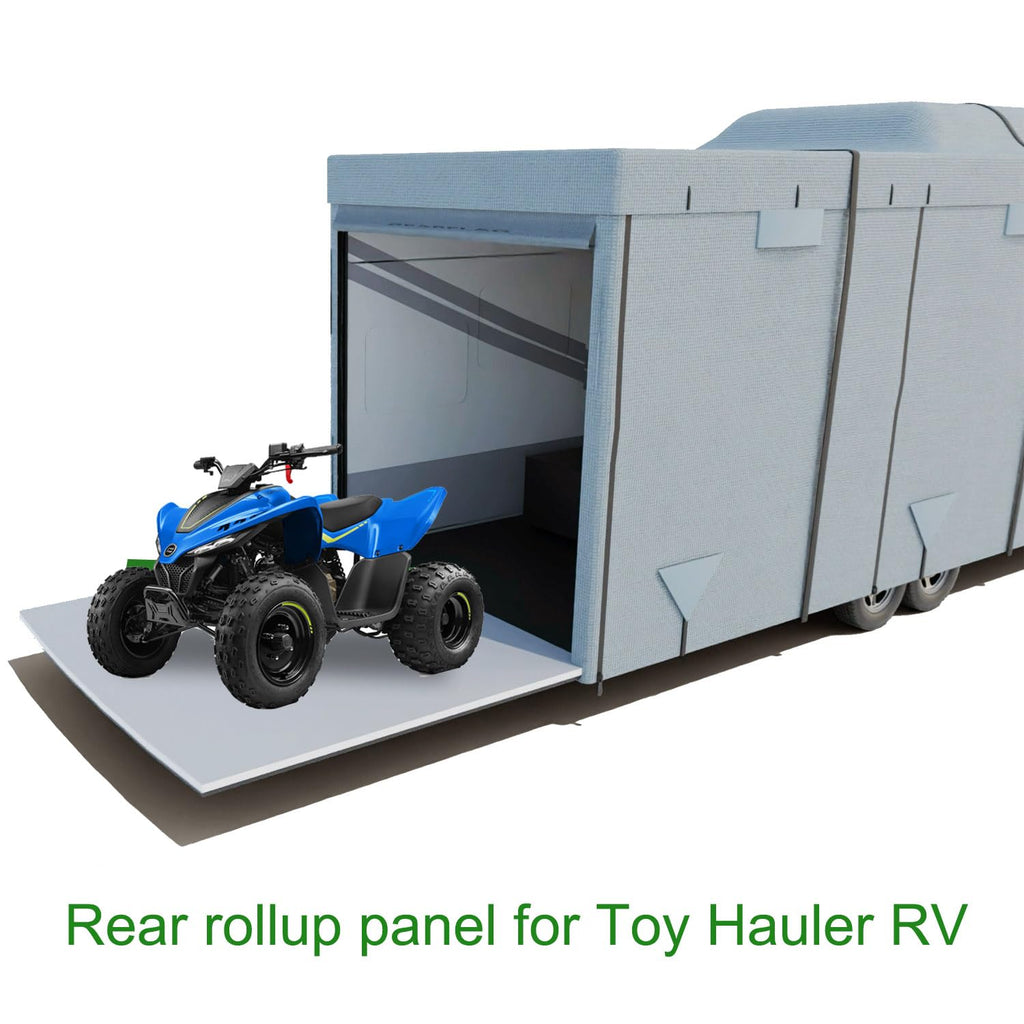 5th Wheel RV Trailer Cover 5 Layers with Windproof Side-Straps Heavy Duty 24' - 26' J901257