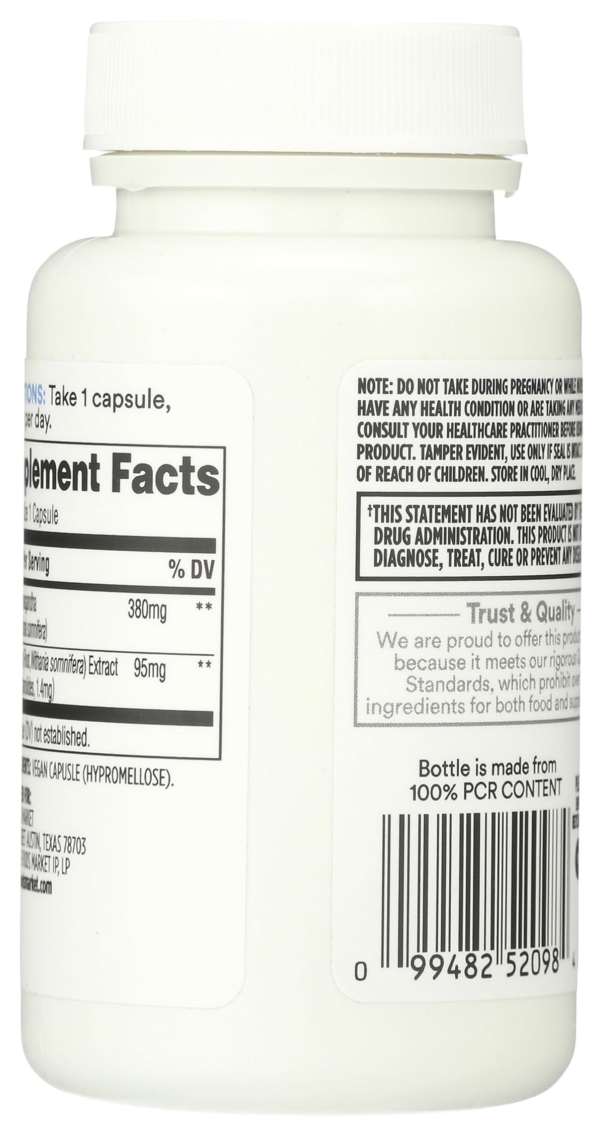 Ashwagandha 60 Count L795