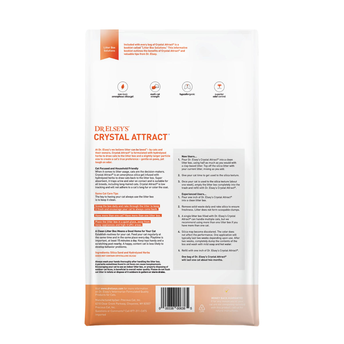 Silica Cat Litter 8lbs P7771