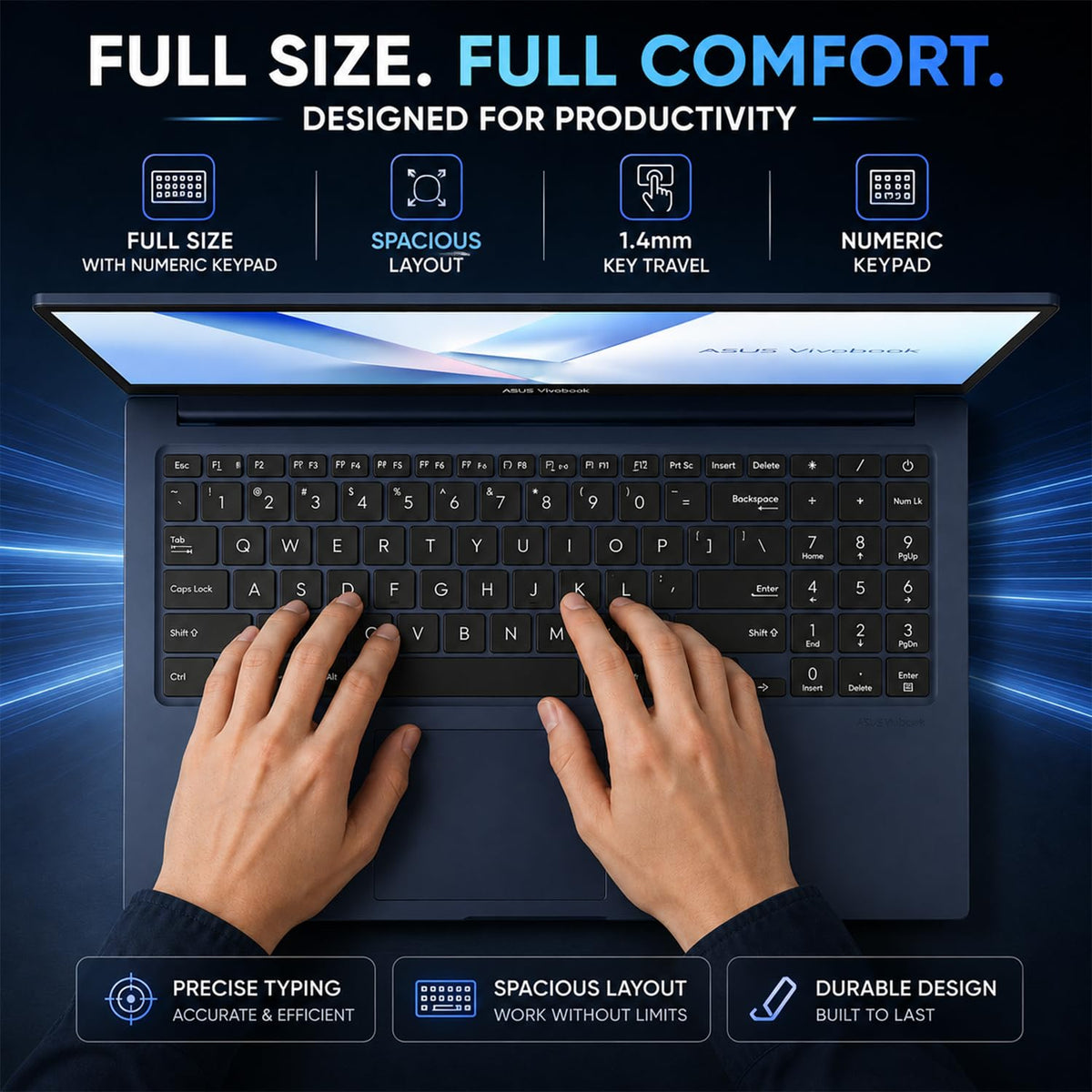 15.6" FHD IPS Intel Core 3 16GB DDR5 256GB SSD Laptop O3566