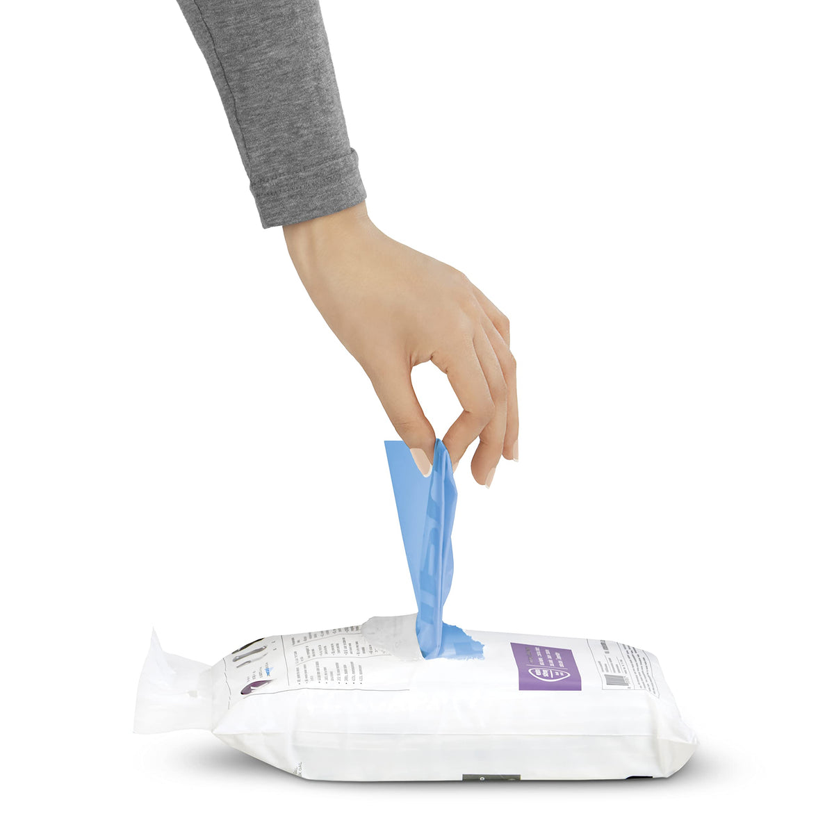 60 Count Drawstring Trash Bags, 20 Liter / 5.3 Gallon W883