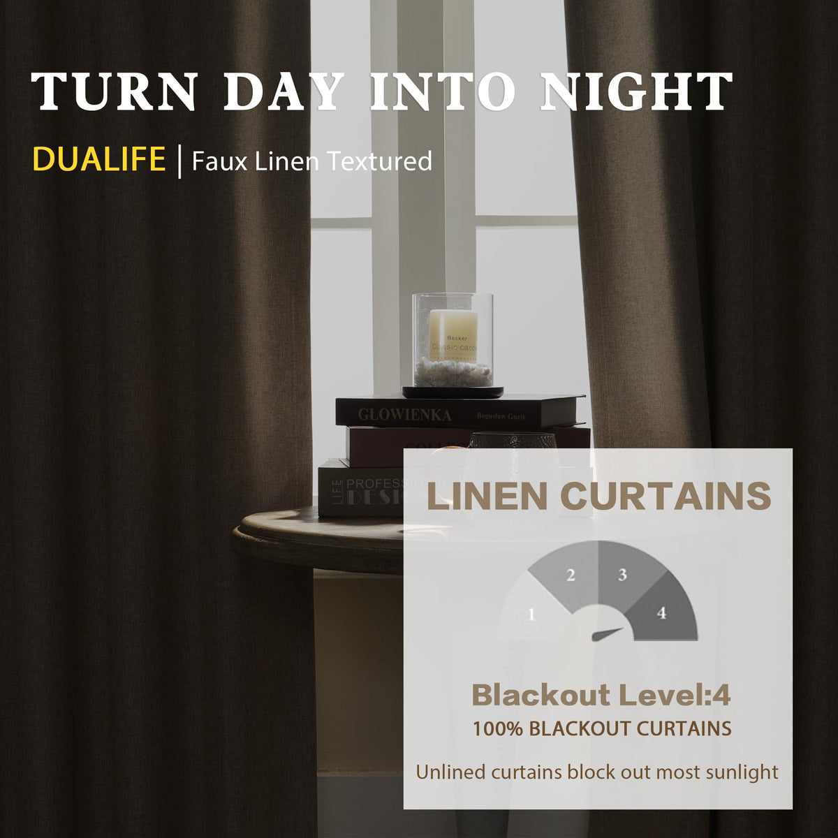 132 Inch Blackout Curtains 11 ft Long Pinch Pleated Drapes 2 Panels M77405