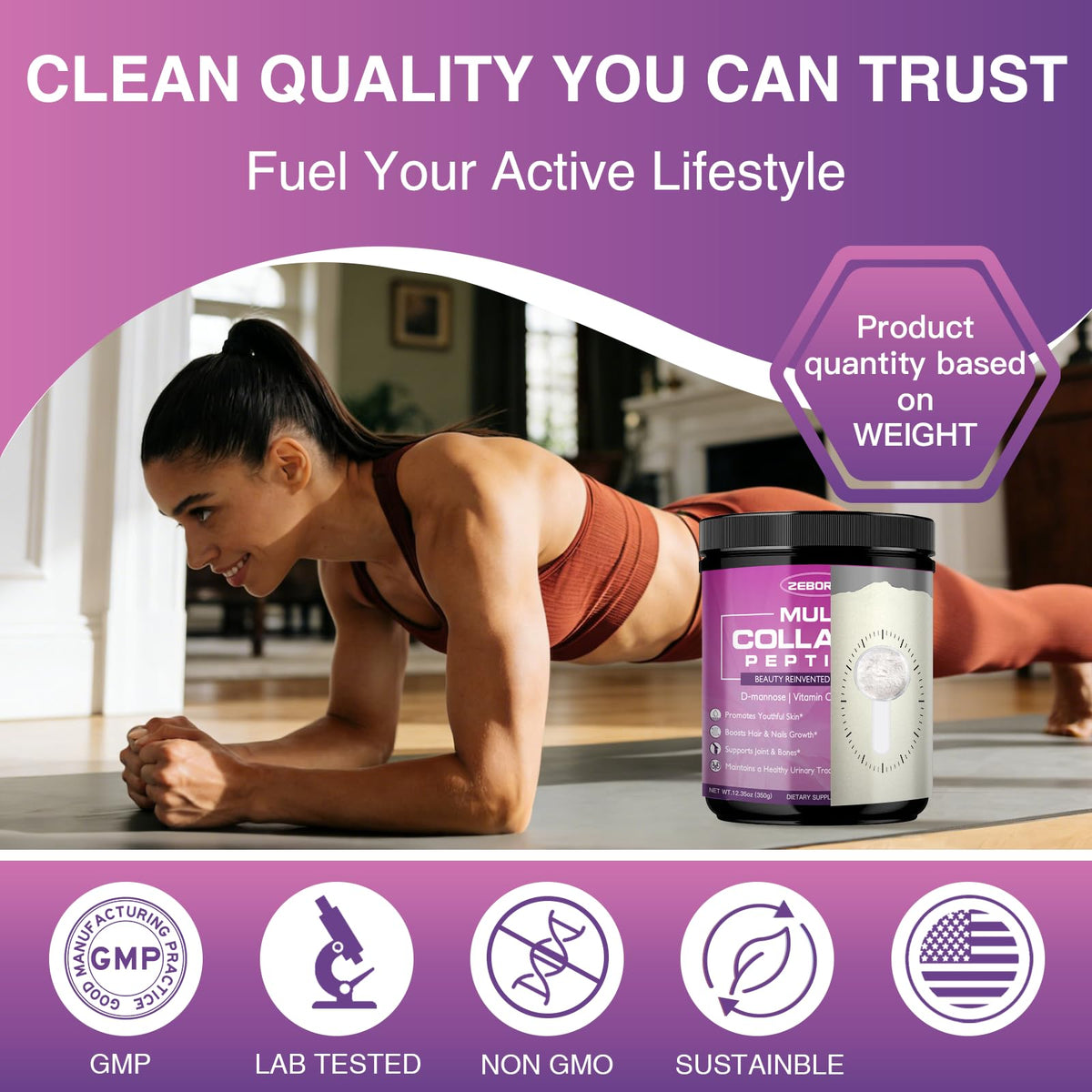 Unflavored Multi Collagen Peptides F914325