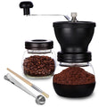 Manual Coffee Grinder with Ceramic Burr and 2 Glass Jars C714118
