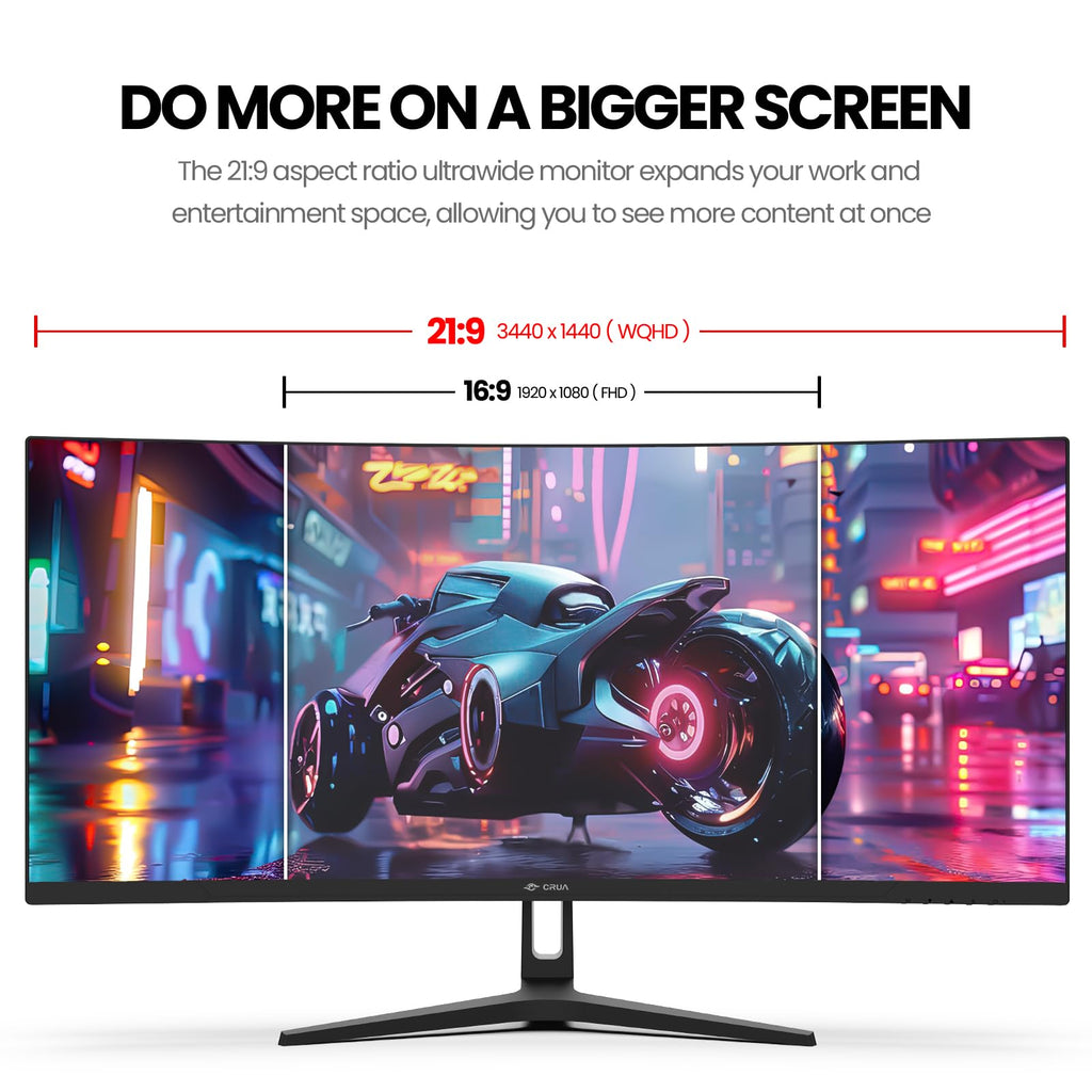 34" WQHD 165Hz Curved Gaming Monitor J6745
